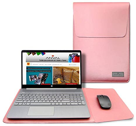 ANVAL Funda para ASUS CHROMEBOOK C523-15,6 - Ordenador portátil, Funda Protectora, Laptop, Notebook - Compatible 15,6 Pulgadas