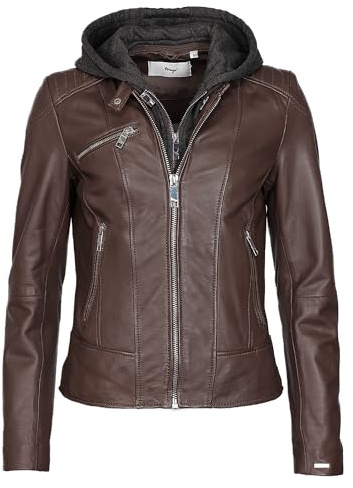 Maze Damen Lederjacke Mico Dark Brown XXL