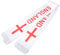 Zerodis 2022 World Cup Soccer Scarf Intimate Gift World Cup Football Scarf Outdoor 1.3m Long Polyester (England)