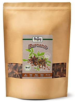 Biojoy BIO-Sternanis ganz (500 g), Sternanis-Kapseln, Sternanis-Tee (Illicium verum)