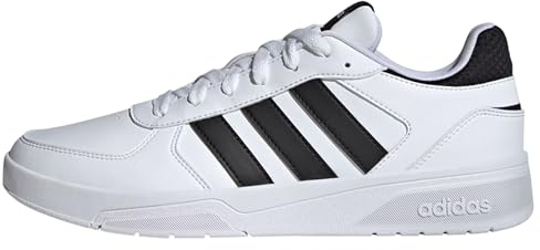 adidas Herren CourtBeat Court Lifestyle Shoes Schuhe, Cloud White/Core Black/Cloud White, 42 EU