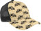 KJHBVND Schwarze Bison Weidekappe, Baseballkappe, verstellbar, Anti-UV-Sonnenhut, gewaschene Baumwolle, Outdoor-Hut für Männer und Frauen, Schwarz , One size