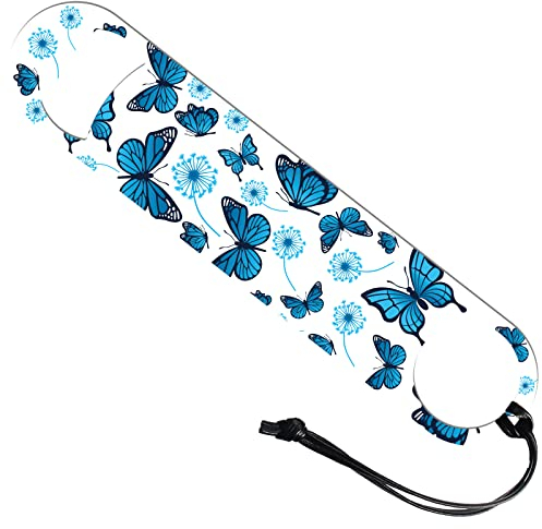 GLOBLELAND Butterfly and Dandelion Bar Blade Bottle Opener Beer Bottle Opener 178x38mm/7x1.5 Stainless Steel Bar Bottle Opener Flat Bottle Opener for Home Kitchen Bar Restaurant