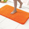 MIULEE Badematte Weiche Badteppich rutschfest Badvorleger Fußmatte Badzimmermatte Bettvorleger Flauschig Teppich Badezimmerteppich Duschmatte für Bade & Wohnzimmer Schlafzimmer 60x90 cm Orange