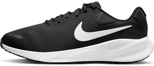 Nike FB8501-002 Revolution 7 (Extra Wide) Herren Black/White EU 40.5