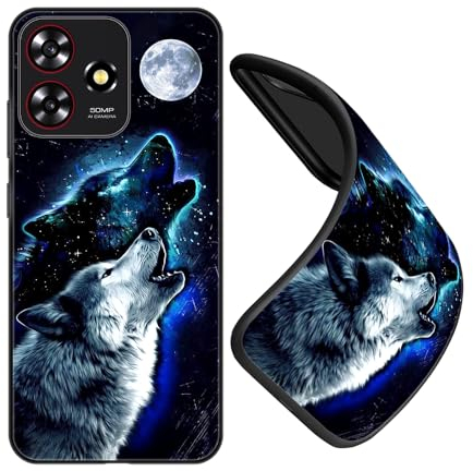 JEZSTHAI Schutzhülle Kompatibel mit Handy ZTE Blade A73 4G Hülle Silikon Fallschutz Muster Design Handyhülle,Ultra Dünn Flexible Stoßfeste Bumper Case,Weiche Anti-Kratzt Rückseite,B07