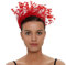 Bunt Feder Stirnband Fascinator Stirnbänder Cosplay Haarband Karneval Party Kopfschmuck Regenbogen Feder Haarreif Feder Kopfbedeckung Kostüm für Ostertag Hochzeit Halloween Party Faschingskostüm