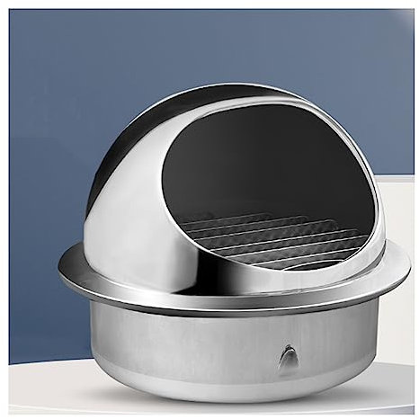 CekoCk vent cover extractor fan vent cover Grille Cover Vent Hood,Round Wall Vent Outlet,for Office Kitchen/300Mm/11.81In (Size : 300Mm/11.81In)