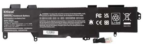 KHlove SS03XL 933321-855 Laptop Batterie pour HP EliteBook 730 735 740 745 830 840 846 G5,EliteBook 735 745 830 840 G6,ZBook 14U G5 G6 932823-421 933321-852 932823-1C1 HSTNN-LB8G HSN-113C-4