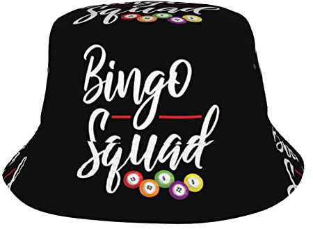 Zltegako Fischerhut, lustiger Bingo-Squad, Reise, Fischerhut, Sonnenhut, Siehe Abbildung, Einheitsgröße