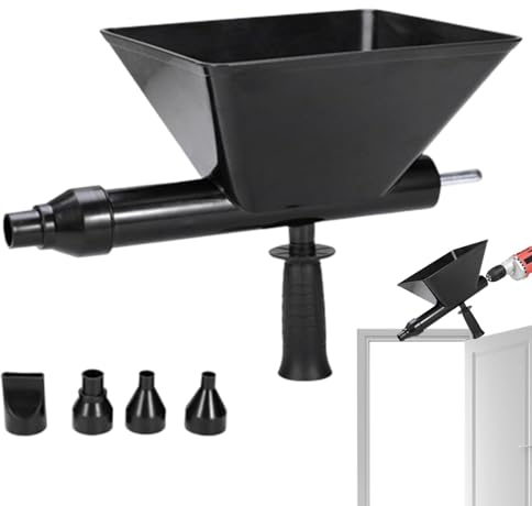 Pointing Mortar with 4 Nozzles Pointing Gun Electric Mortar Grouting Machine Portable Cement Caulking Machine Mending-Leakage Grouting Machine for Bricks Walls Floors Home Decorations