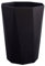 siduytin Poubelle polyvalente pour n'importe quelle pièce - Large application Look soigné Cuisine Chambre Ménage Bureau Déchets Fond antidérapant, Noir, L