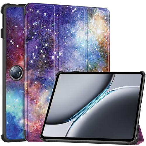 FANYUAN Funda para OnePlus Pad 2 Tablet, con Soporte Fnción y Auto Sueño/Estela, Ultra-Thin PU Leather Flip Case, Carcasa para OnePlus Pad 2.(Galaxia)