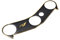 VNRQJLSN Adesivo per Cerchione per Y&amaha YZF-R1 per YZF R1 YZFR1 2004-2008 Piastra Protezione Serbatoio Moto Forcella Distintivo Copertura Staffa Sterzo Adesivo Decalcomania(Oro)