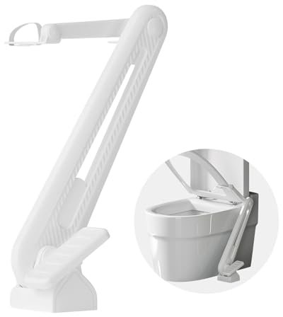 Pedal Toilet Seat Lifter,CEIEVER Foot Operated Toilet Lid Opener No More Bending Over to Pick Up The Toilet Seat Toilet Seat Lift Foot Pedal for Bathroom Accessories