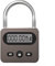 Metall-Timerschloss – multifunktionales elektronisches Zeitschloss, Timing-Vorhängeschloss mit LCD-Display, über USB wiederaufladbar, robustes Metall-Vorhängeschloss (braun)