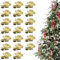 20 Stück Baumkerzenhalter Clip Gold Kerzenhalter Weihnachtsbaum Kerzeneinsätze Deko Mini Kerzenhalter für Baumkerzen, Geburtstagskerzen, Tafelkerzen, Teelichter, Weihnachten Dekoration
