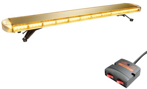 ACROSSPART 96 LED Leuchtbalken Rundumkennleuchte Warnbalken Pannenleuchte Warnleuchte mit 16 Stroboskopmodi Led Blitzlicht mit Controller