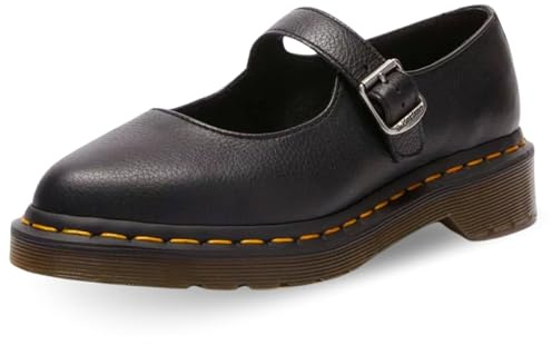 Dr. Martens Damen Elphie Mary Jane Flat, Schwarz, 43 EU