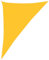 vidaXL Voile d'ombrage 160 g/m² Triangulaire Jaune 4x5x6,8 m PEHD, Voile de Soleil, Voile d’ombrage, Store de Patio, Voile de Pare-Soleil