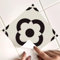 Fliesenaufkleber Bad 15x15 CM Schwarze Blumen 3D Selbstklebende Deko Wandaufkleber Fliesensticker für Küche und Badzimmer Vinyl Selbstklebend Wasserdichtküchenrückwand