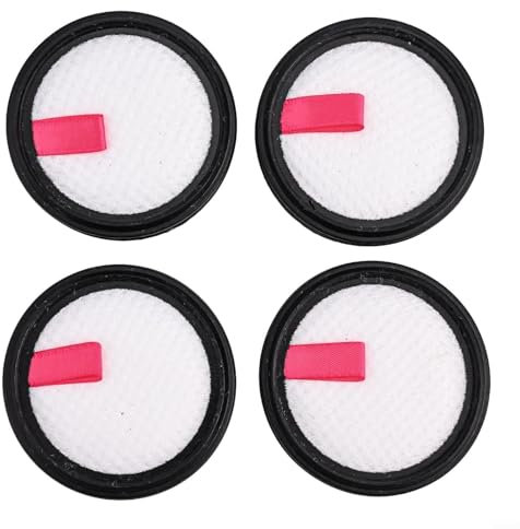 Filtros de aspiradora de repuesto para Cecotec y para INSE K370 N370 N300 Filtro de tanque de polvo, filtro de accesorios para aspiradora de mano (paquete de 4)