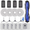 VIEWALL T50 Accessoires pour Ecovacs Deebot T50 Pro Omni/T50 Omni/T50 Aspirateur,1 Brosse Principale, 4 Lingettes, 4 Brosses Latérales, 4 Filtres HEPA, 6 Sacs D'aspirateur, 1 Outil de Nettoyage