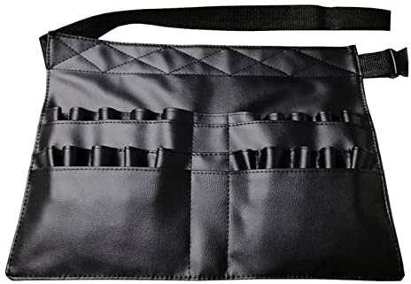Gcljlmy Make-up Pinsel Tasche mit Gürtel Strap Kosmetik Makeup Brush Organizer PU-Leder Tasche Professionelle Makeup Artist Werkzeugtasche (Nur Kosmetiktasche, Make-up-Pinsel Nicht) (Stil A)
