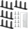 Guides de porte de placard pour sol | Guide inférieur de porte de placard coulissante, rail de quincaillerie avec vis pour armoire intérieure, cuisine, armoire, maison, chambre à coucher, garage