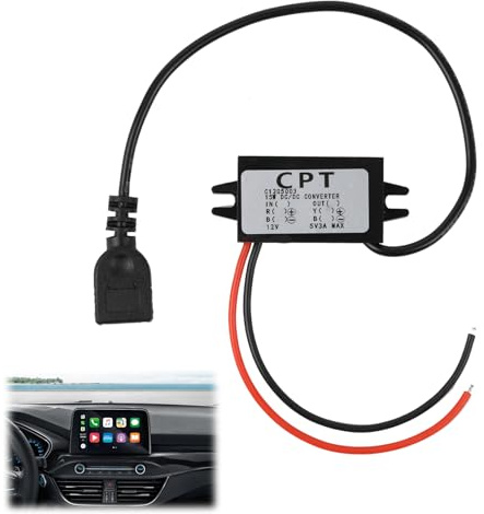 DC-DC Spannungswandler 8V-32V auf 5V, 3A 15W USB Buck Converter, USB auf 12v Adapter, DC DC Wandler 12v 5v, für KFZ, LKW, Photovoltaik, 12V auf 5V Stromadapter für Mobile Anwendungen und Heimwerken