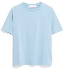 ARMEDANGELS Damen T-Shirt aus Bio-Baumwolle LUALAA Regular Fit Blue Glow M