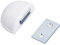 Amig - Tope Magnético para Puertas de Paso - Diámetro 48 x 25 mm - Plástico - Blanco - Fijación en el Suelo - Protección para tus Puertas, Ventanas y Muebles