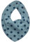 Pippi Baby Dreieckstuch Halstuch Lätzchen in verschiedenen Designs (hellblau mit Sternen blau)
