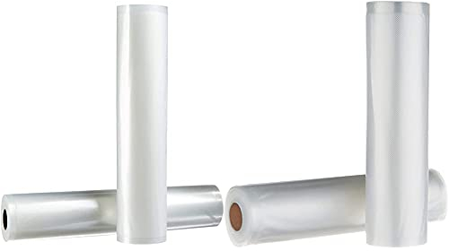 Amazon Basics Rouleaux pour appareil de mise sous vide, 30 cm x 600 cm, Lot de 2 & Rouleaux pour appareil de mise sous vide, 22 cm x 500 cm, Lot de 2