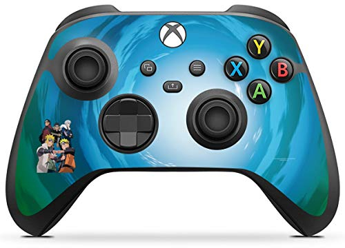DeinDesign Skin kompatibel mit Microsoft Xbox Series X Controller Folie Sticker Hokage Naruto Shippuden Offizielles Lizenzprodukt