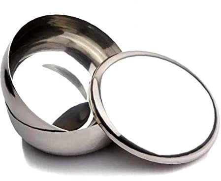 TOSSPER Acero Inoxidable Gran Tazón De Arroz Cocido Cuenco con Tapa Coreana Kimchi Engrosamiento Tazón Vajilla De Cocina para Niños 10cm