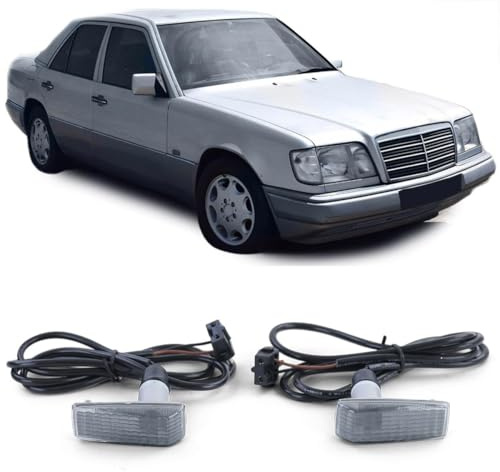 Geräucherte Side-Repeater/Blinker für Mercedes-Benz W201 (190), W124, W202, W140 (2 stücke)