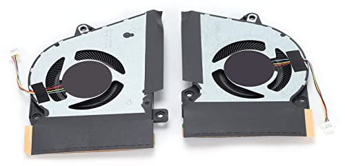 Zunate Ventilateurs de Refroidissement pour Processeur Double, 4 Broches DC 12V/1A Ventilateurs de Refroidissement pour Processeur à Faible Bruit, pour ASUS ROG Zephyrus G14 Ga401i Ga401iv