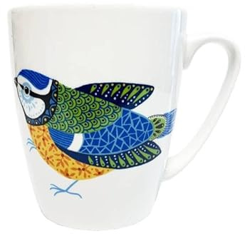 Churchill Queen's Paradise Birds Blue Tit Oak Mug