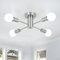 ASHUAQI Sputnik Ceiling Light, 4 Lights Chrome Ceiling Lights Living Room, Modern Industrial Industrial Light Fittings Ceilings, Sputnik Chandelier for Kitchen, Bedroom, Hallway, Lounge, Dining Room