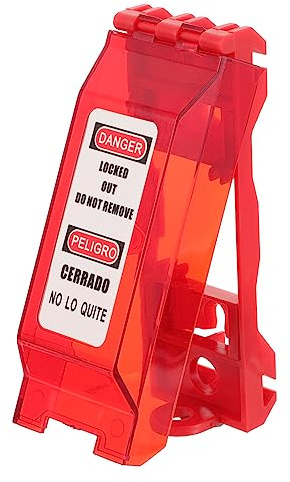 Housoutil Kindersichere Safety Light Lichtabdeckung aus Kunststoff mit Einfachem Installationsmechanismus und Elektrischem Verriegelungsschutz für Wand und Steckdosen Schalter