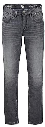 LERROS - Herren 5-Pocket-Denimstyle in Used-Optik (2009361), Größe:W36, Länge:L34, Farbe:Black Used (265)