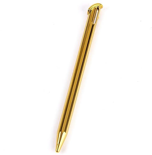 Tiuimk Stylet tactile plaqué or, design compact, compatible avec les nouveaux LL/XL, NDS, NDSI, NDSI XL, 3DS, léger, empêche les empreintes digitales et les rayures