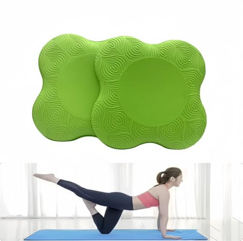 Kenhihi Yoga Knieschützer (2er Set) – Yoga-Requisiten und Zubehör für Fitness, Reisen, Meditation, Knien, Balance, Boden, Pilates-Pads für Knie und Ellenbogen