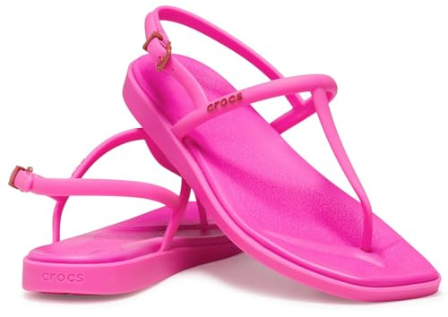 Crocs Miami Thong Flip für Damen, Pink Crush, 37/38 EU