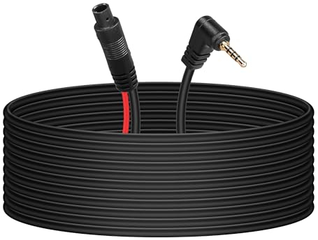 SinLoon 18FT 4 Pin to 2.5mm Male Plug Cable for Dash Cam Rear View Camera with Reverse Trigger Wire, Fits Pickup Trucks, RV, SUV, Bus, Farm Machine