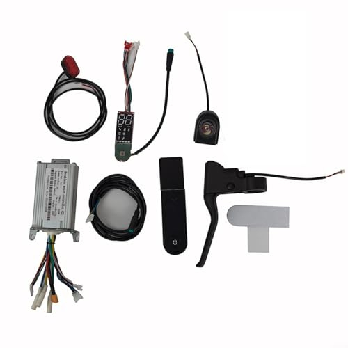 HEIBTENY Bürstenloser Motor, Rolle Controller Board, Motherboard Mit LED Anzeige, 15A 36V 350W Beschleuniger Roller Ersatz Für Steuermodul, 15–25 Km/h(D)