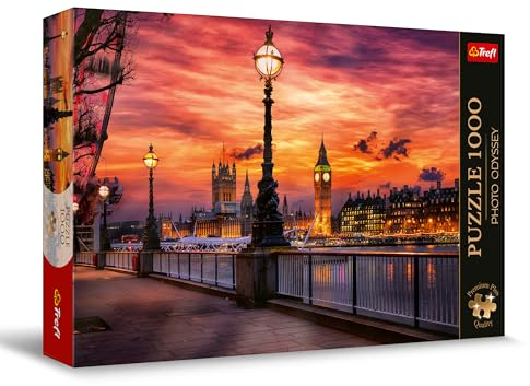 Trefl Premium Plus Quality - Puzzle Photo Odyssey: Big Ben, London - 1000 Elemente, Einzigartige Fotoserie, Ideale Anpassung der Teile, für Erwachsene und Kinder ab 12 Jahren