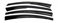 OMAC Windabweiser Regenabweiser kompatibel mit Opel Mokka 2012-2020 Acryl Dunkel 4X