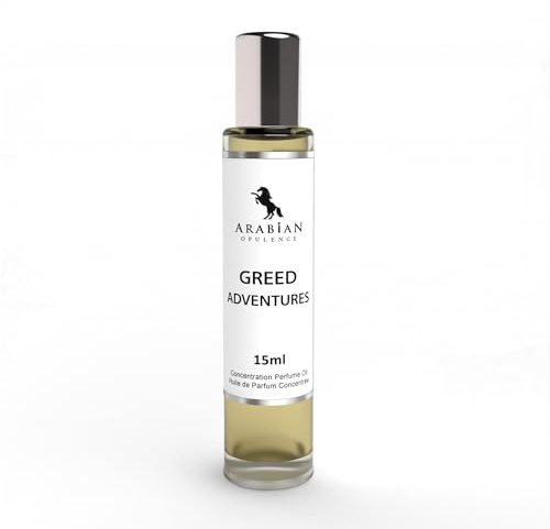 Arabian Opulence FR78 GREED ADVENTURES Roll-on Parfümöl | Konzentriertes Parfüm Körperöl | Langanhaltendes Parfüm auf Ölbasis für Männer | Reisegröße Alkoholfreies weiches Fläschchen (15ml)
